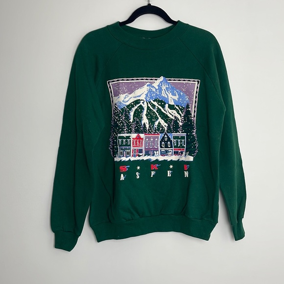 Hanes Other - Hanes vintage winter aspen ski sweater in size medium